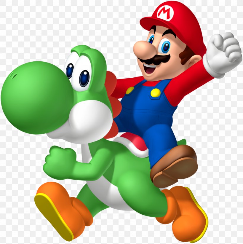 Mario & Yoshi Mario Bros. New Super Mario Bros Luigi, PNG, 1352x1358px, Mario, Cartoon, Fictional Character, Figurine, Games Download Free