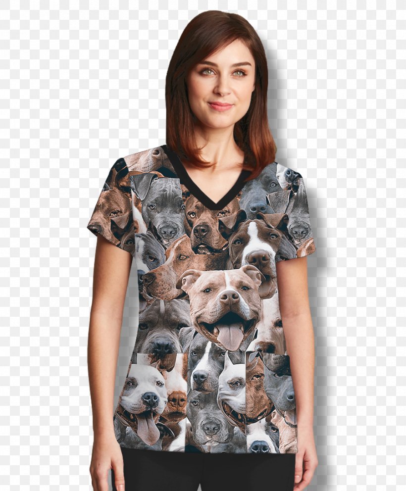 T-shirt Pit Bull Grey's Anatomy Scrubs Top, PNG, 900x1089px, Tshirt, Blouse, Clothing, Collar, Day Dress Download Free