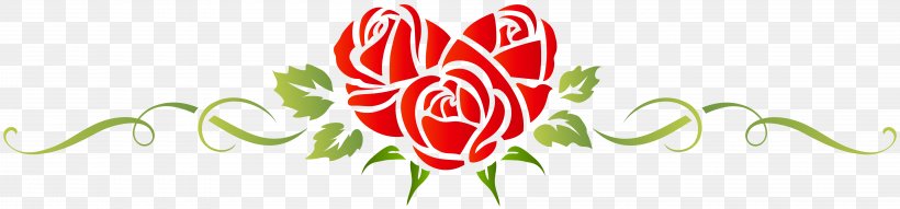 Flower Rose Ornament Clip Art, PNG, 8000x1865px, Flower, Close Up, Floral Design, Garden Roses, Leaf Download Free