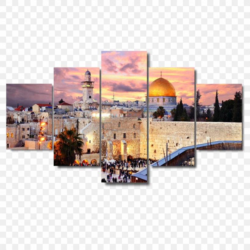 Jerusalem Canvas Print Art Painting, PNG, 900x900px, Jerusalem, Art, Canvas, Canvas Print, Decorative Arts Download Free