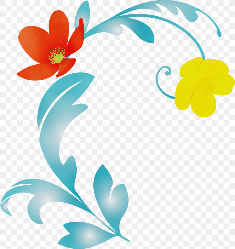 Leaf Pedicel Petal Plant Flower, PNG, 2829x3000px, Spring Frame, Decoration Frame, Flower, Leaf, Paint Download Free