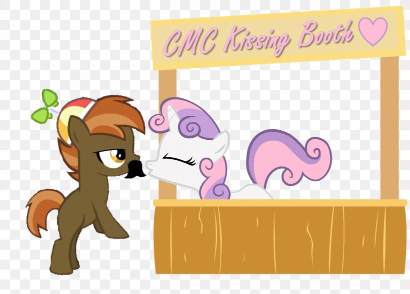 Pony Sweetie Belle DeviantArt Horse Kiss, PNG, 1260x906px, Watercolor, Cartoon, Flower, Frame, Heart Download Free