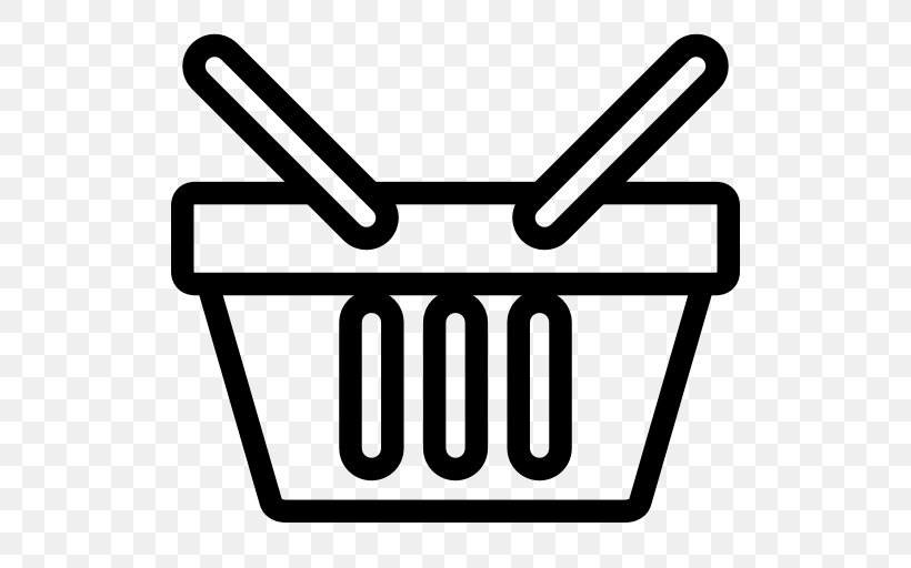 Shopping Cart Basket Online Shopping, PNG, 512x512px, Shopping Cart, Area, Bag, Basket, Black And White Download Free