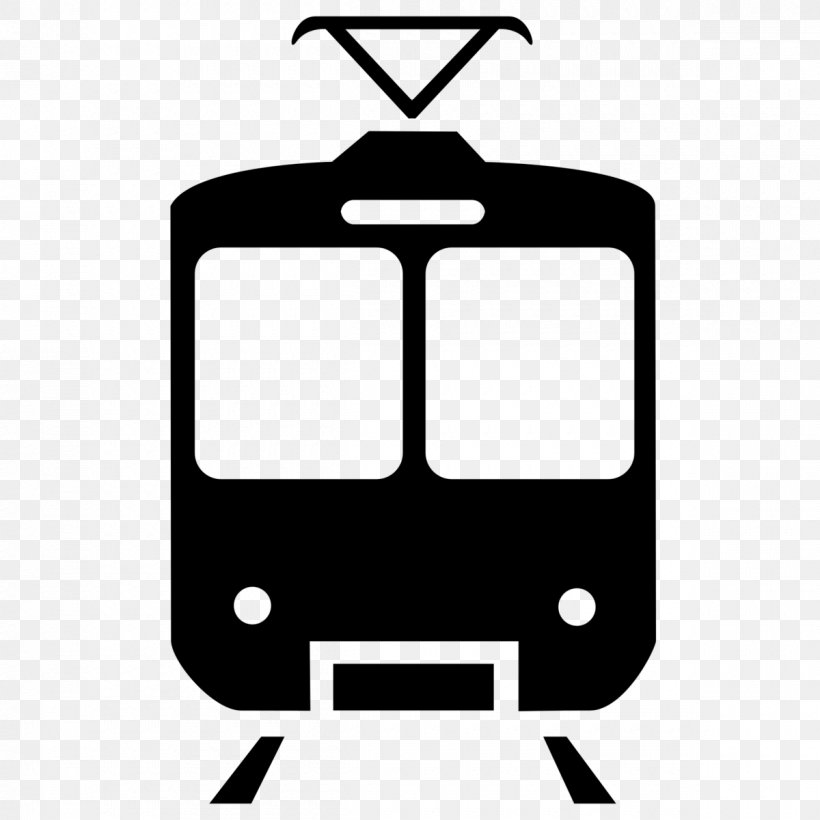 Tram Rapid Transit Rail Transport Train Light Rail, PNG, 1200x1200px, Tram, Area, Black, Black And White, Durak Download Free