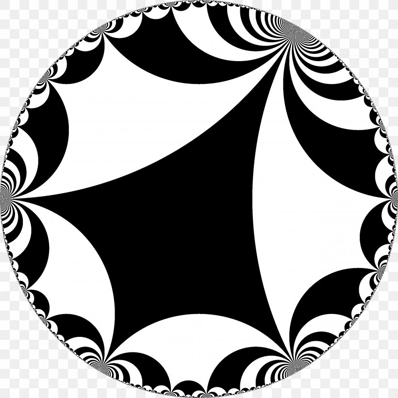 Triangle Group Geometry Triangular Tiling Mathematics, PNG, 2520x2520px, Triangle, Black, Black And White, Equilateral Triangle, Flower Download Free