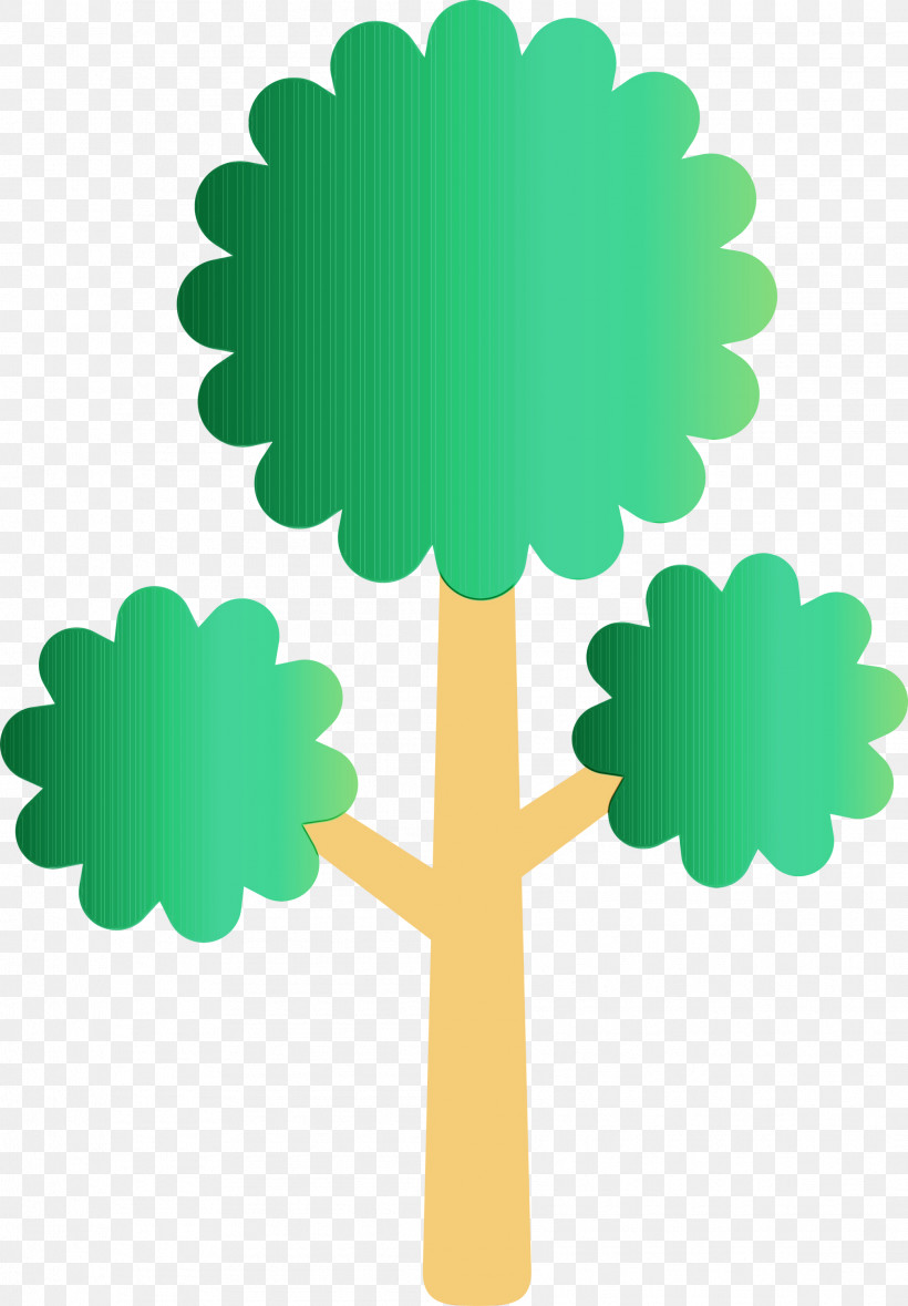 Green Leaf Symbol Tree Plant, PNG, 2086x3000px, Abstract Tree, Cartoon Tree, Green, Leaf, Paint Download Free