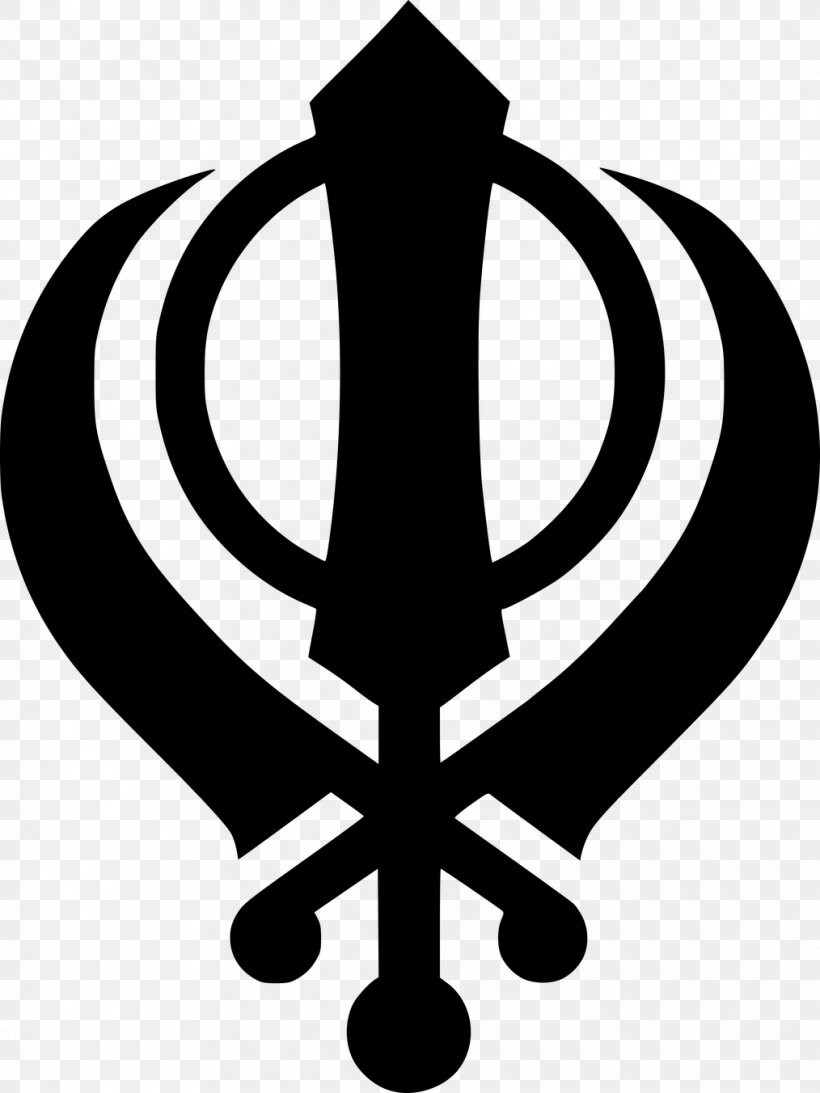 Khanda Sikhism Ik Onkar Religious Symbol, PNG, 1014x1352px, Khanda, Black And White, Five Ks, Hinduism, Ik Onkar Download Free