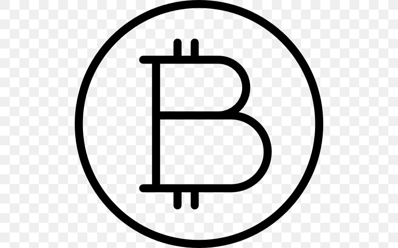 Bitcoin Cryptocurrency, PNG, 512x512px, Bitcoin, Area, Black And White, Blockchain, Cryptocurrency Download Free
