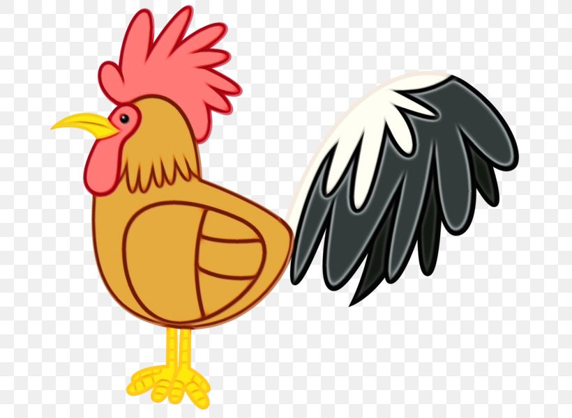 Chicken Cartoon, PNG, 693x600px, Rooster, Beak, Bird, Cartoon, Chicken Download Free
