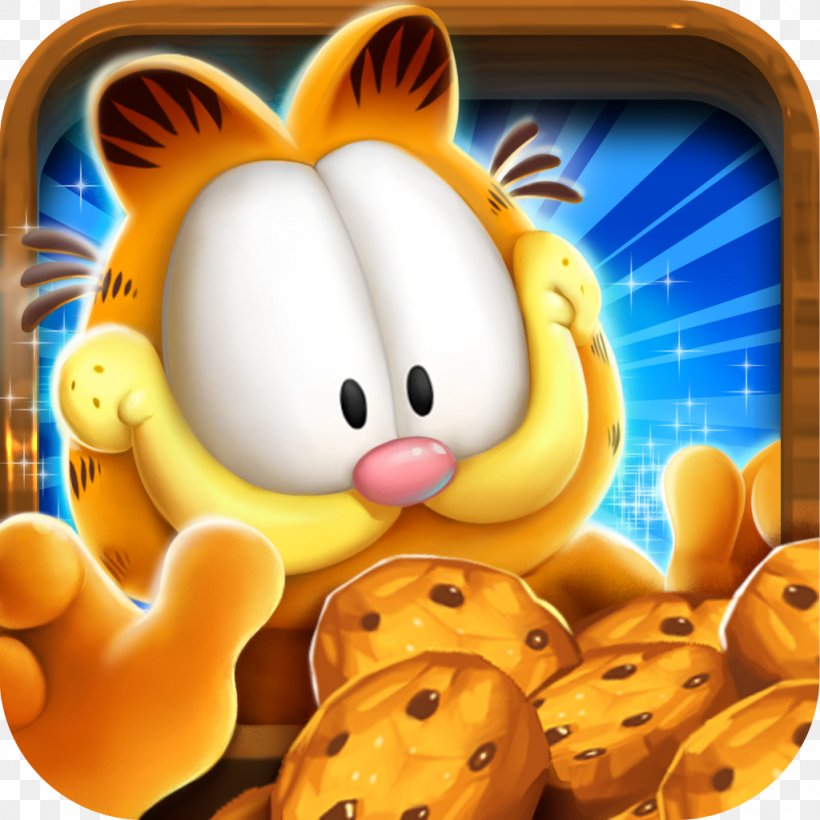 Garfield's Diner Hawaii Garfield Cookie Dozer Garfield Coins Garfield Math Run, PNG, 1024x1024px, Garfield Coins, Android, Game, Garfield, Organism Download Free