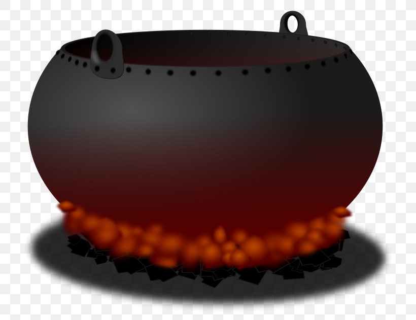 Cauldron Witchcraft Wok Clip Art, PNG, 742x631px, Cauldron, Cookware, Free Content, Olla, Orange Download Free