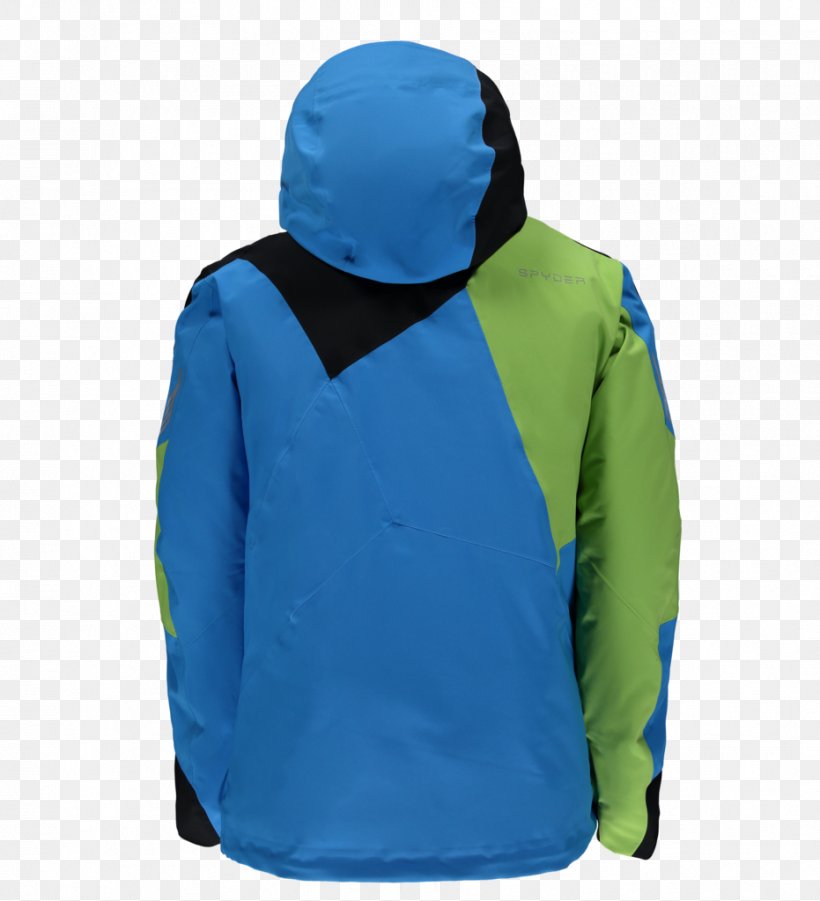 Hoodie Jacket Spyder Skiing Ski Suit, PNG, 931x1024px, Hoodie, Alpine Skiing, Blue, Bluza, Cobalt Blue Download Free