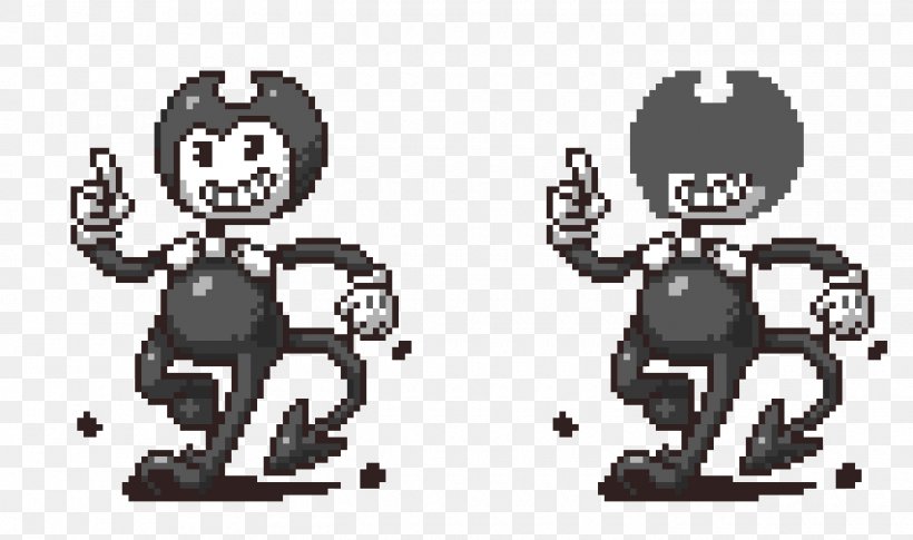 Bendy And The Ink Machine Pixel Art Video Games Sprite Minecraft, PNG, 1420x840px, Bendy And The Ink Machine, Animation, Art, Cartoon, Earthbound Download Free