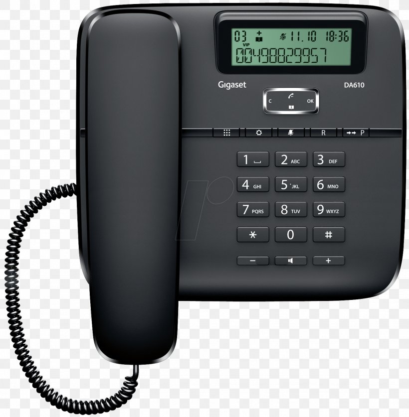 Business Telephone System Gigaset Communications Home & Business Phones Caller ID, PNG, 1527x1560px, Telephone, Analog Signal, Answering Machine, Business Telephone System, Caller Id Download Free