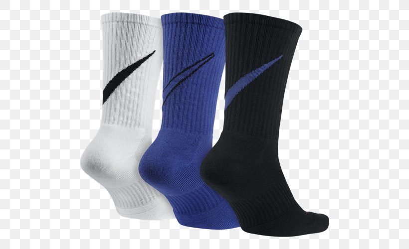 Crew Sock Nike Dri-FIT Swoosh, PNG, 500x500px, Sock, Amazoncom, Clothing Sizes, Cotton, Crew Sock Download Free