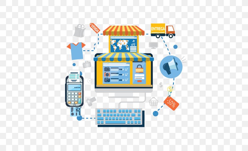 E-commerce Business Web Development Retail Service, PNG, 500x500px, Ecommerce, Area, Business, Communication, Digital Strategy Download Free