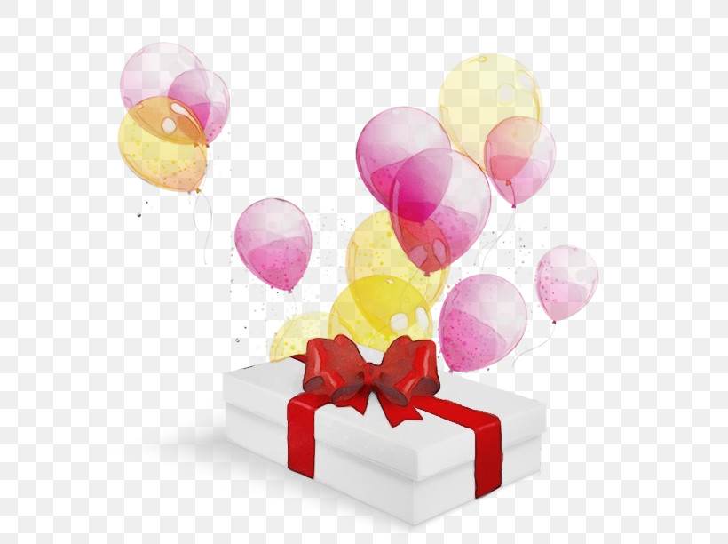 Gift Box, PNG, 600x612px, Watercolor, Balloon, Birthday, Box, Christmas Gift Download Free