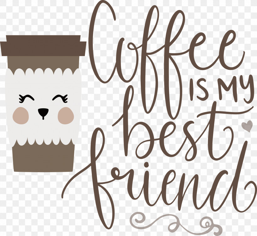 Coffee Best Friend, PNG, 3000x2761px, Coffee, Best Friend, Biology, Cartoon, Logo Download Free