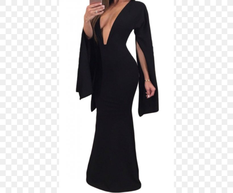 Neckline Sleeve Maxi Dress Little Black Dress, PNG, 680x680px, Neckline, Backless Dress, Black, Bodycon Dress, Clothing Download Free
