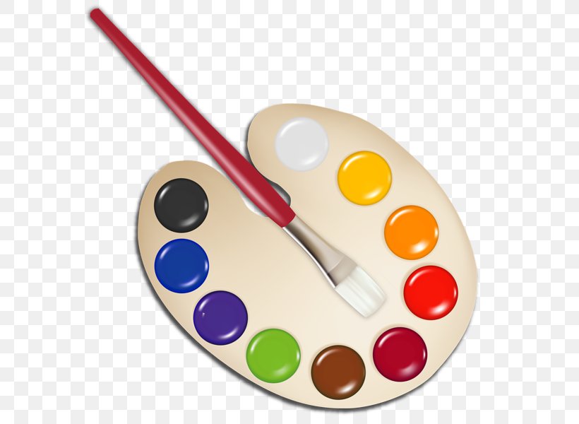 Palette Paintbrush Clip Art, PNG, 585x600px, Palette, Art, Brush, Drawing, Hardware Download Free