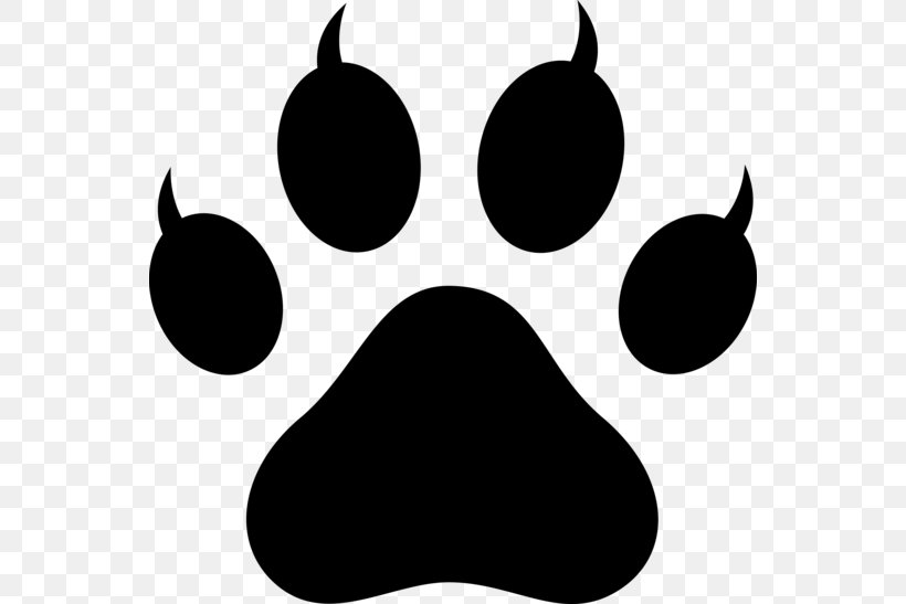 Cat Dog Paw Clip Art, PNG, 550x547px, Cat, Abziehtattoo, Black, Black And White, Claw Download Free