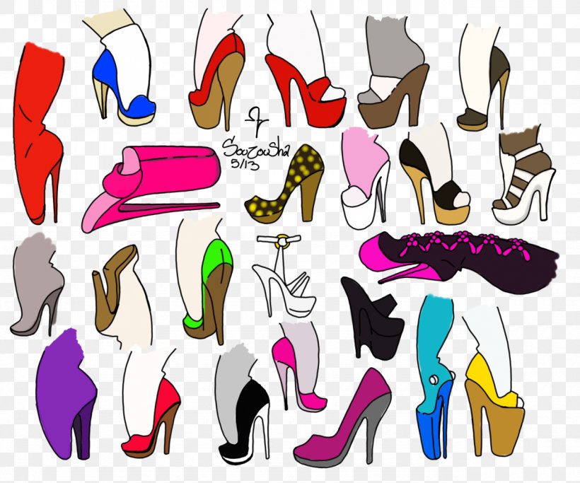 High-heeled Shoe Art Drawing, PNG, 1280x1067px, Watercolor, Cartoon, Flower, Frame, Heart Download Free