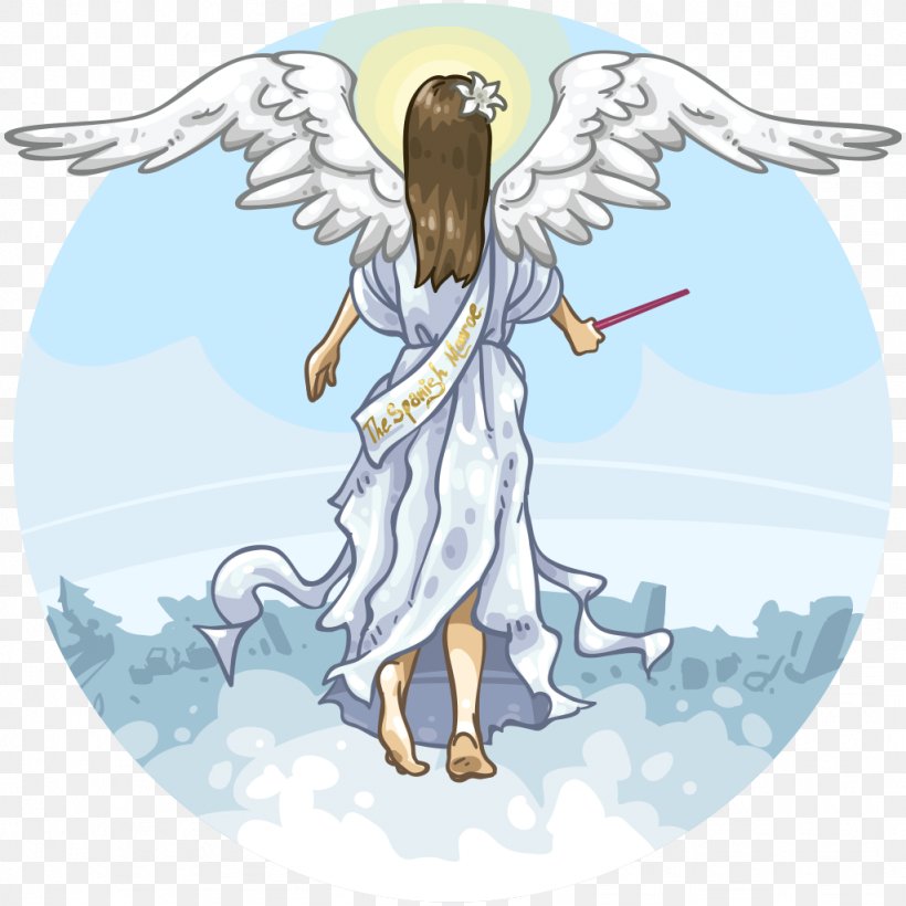 Mythology Legendary Creature Guardian Angel Clip Art, PNG, 1024x1024px, Watercolor, Cartoon, Flower, Frame, Heart Download Free