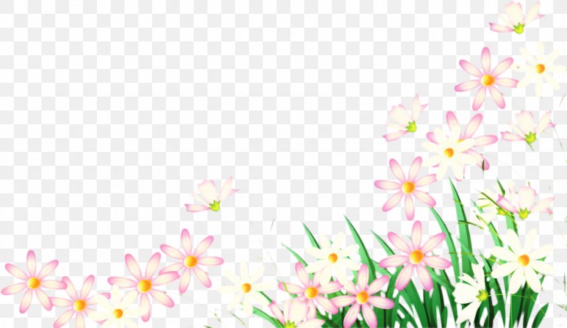Pink Flower Cartoon, PNG, 1024x594px, Floral Design, Branching, Computer, Flower, Herbaceous Plant Download Free