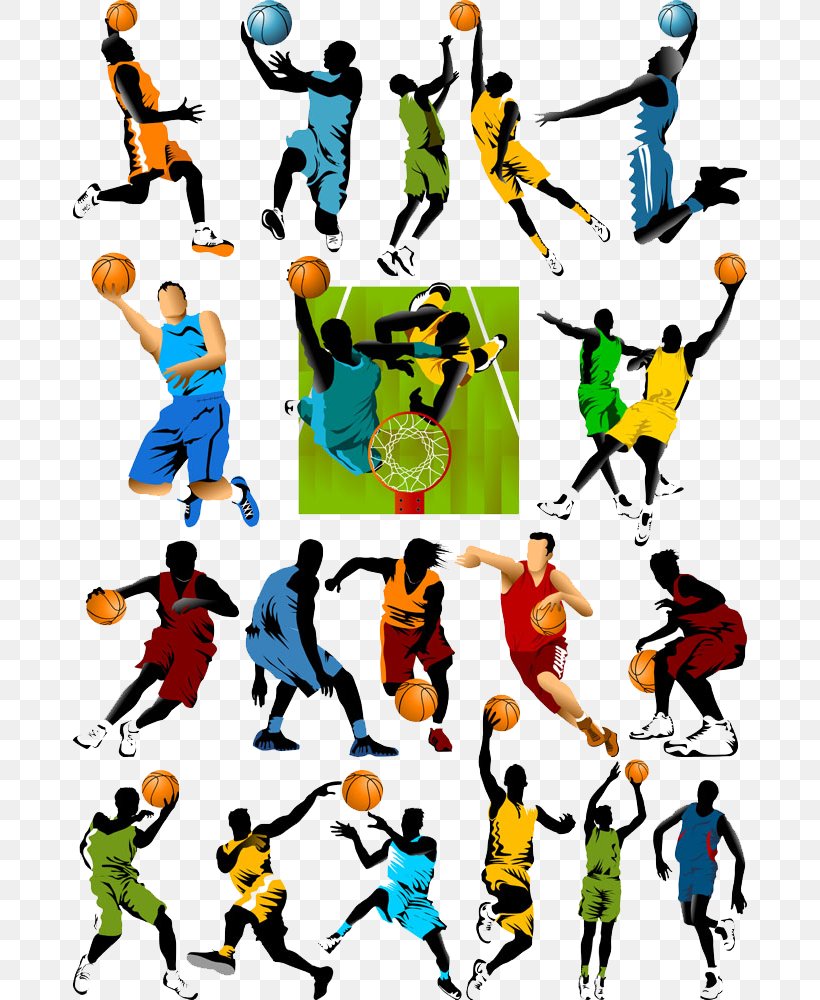 Basketball Silhouette, PNG, 674x1000px, Basketball, Area, Art, Drawing, Human Behavior Download Free