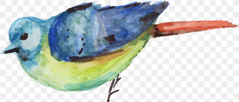 Bird Watercolor Painting, PNG, 1519x649px, Bird, Animal, Animal Figure, Art, Beak Download Free