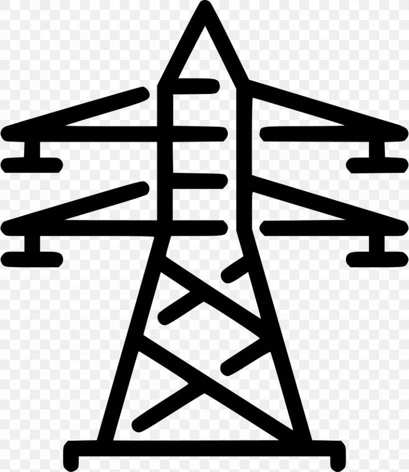 Transmission Tower Electric Power Transmission Electricity Electrical Energy, PNG, 850x980px, Transmission Tower, Black And White, Cooling Tower, Electric Power, Electric Power Transmission Download Free