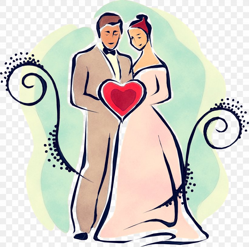 Wedding Love Background, PNG, 3000x2983px, Bridegroom, Bride, Cartoon, Finger, Gesture Download Free