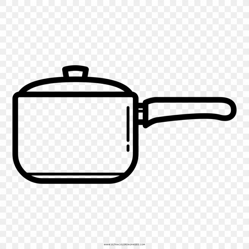 Cookware Coloring Book Drawing Line Art, PNG, 1000x1000px, Cookware, Area, Black And White, Color, Coloring Book Download Free