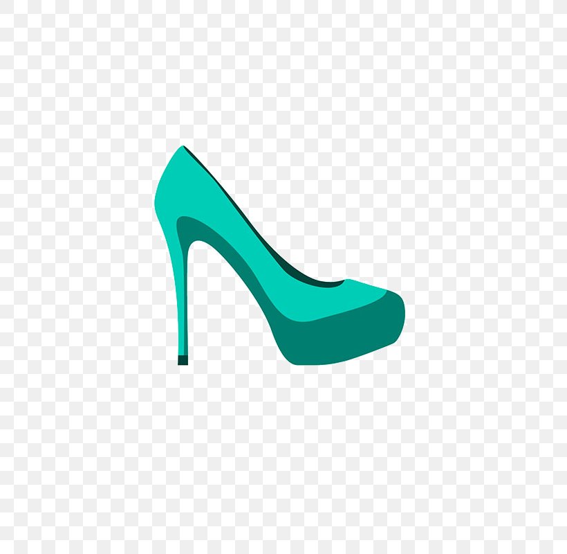 High-heeled Footwear Shoe Green, PNG, 800x800px, Highheeled Footwear, Aqua, Azure, Brand, Electric Blue Download Free
