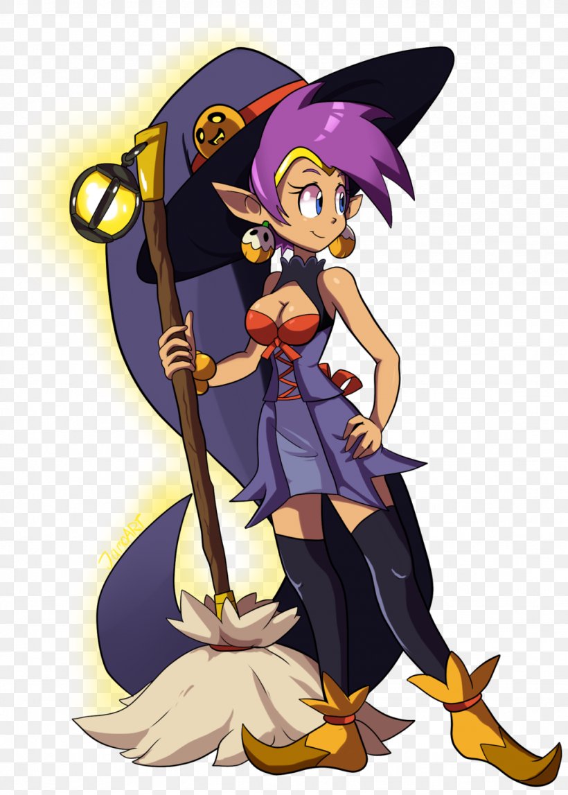 Shantae: Risky's Revenge Shantae: Half-Genie Hero Shantae And The Pirate's Curse Character Fan Art, PNG, 1024x1433px, Watercolor, Cartoon, Flower, Frame, Heart Download Free