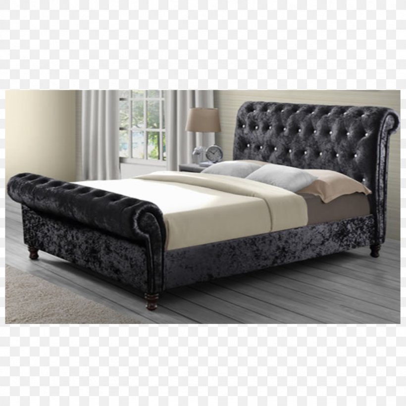 Sleigh Bed Bed Frame Bunk Bed Velvet, PNG, 1024x1024px, Sleigh Bed, Bed, Bed Frame, Bed Sheet, Bed Size Download Free