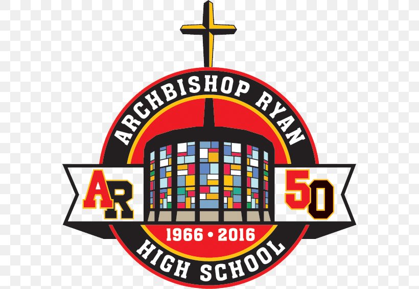 Archbishop Ryan High School Billy Ryan High School National Secondary School St. Francis College, PNG, 576x566px, Billy Ryan High School, Archbishop, Area, Bishop Mcdevitt High School, Brand Download Free