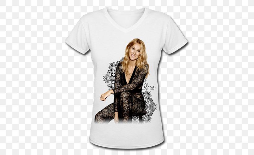 Concert T-shirt Clothing Neckline, PNG, 500x500px, Tshirt, Celine Dion, Clothing, Clothing Sizes, Concert Download Free