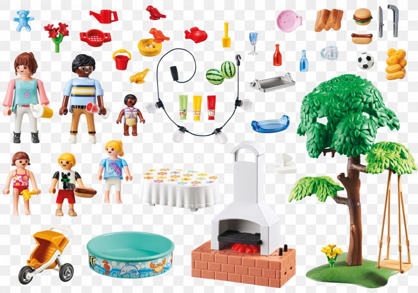 Playmobil Housewarming Party Barbecue Asteroids-2D, PNG, 2000x1400px, Playmobil, Barbacoa, Barbecue, Buffet, Construction Set Download Free