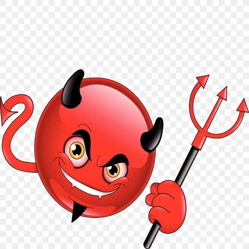 Smiley Emoticon Devil Clip Art, PNG, 1000x1000px, Smiley, Cartoon, Devil, Emoji, Emoticon Download Free