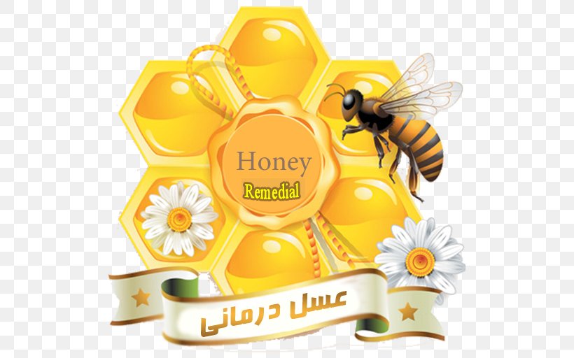 Honey Bee Honeycomb Insect, PNG, 512x512px, Bee, Flower, Food, Fruit, Honey Download Free