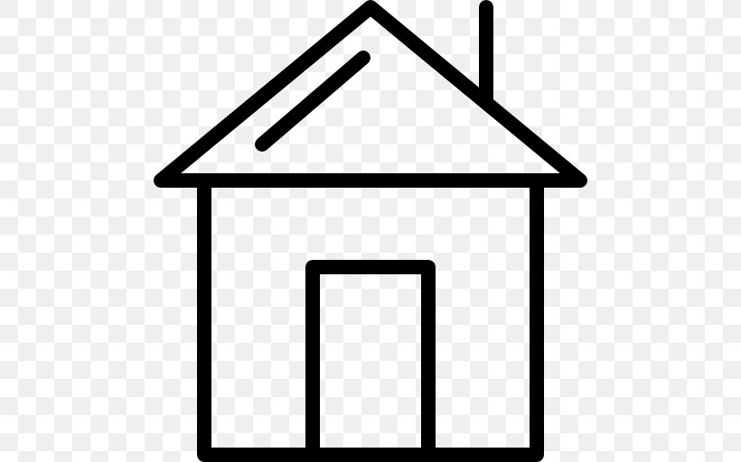 House Building Home Room, PNG, 512x512px, House, Apartment, Area, Black And White, Building Download Free