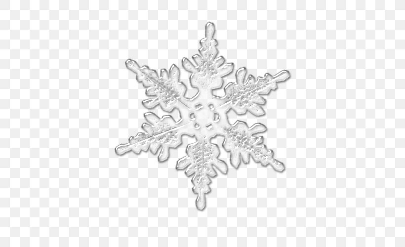 Snowflake Christmas Ornament White Symmetry Pattern, PNG, 500x500px, Snowflake, Black And White, Christmas, Christmas Ornament, Monochrome Download Free