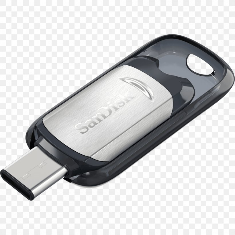 USB Flash Drives USB-C SanDisk USB 3.1 Computer Data Storage, PNG, 1000x1000px, Usb Flash Drives, Computer, Computer Component, Computer Data Storage, Computer Port Download Free