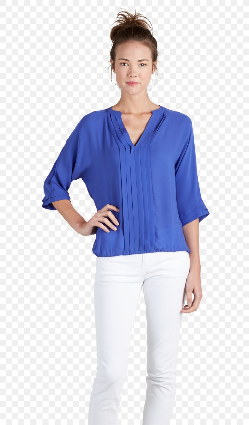 Blouse Shoulder Sleeve, PNG, 700x1400px, Blouse, Blue, Clothing, Cobalt Blue, Electric Blue Download Free