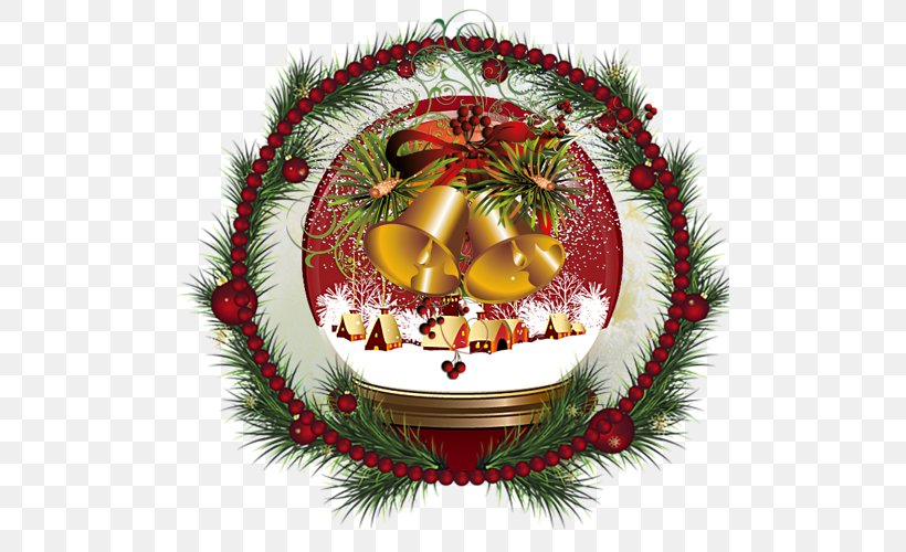 Christmas Ornament Christmas Wafer Ded Moroz Fir, PNG, 500x500px, Christmas Ornament, Bell, Christmas, Christmas Decoration, Christmas Wafer Download Free