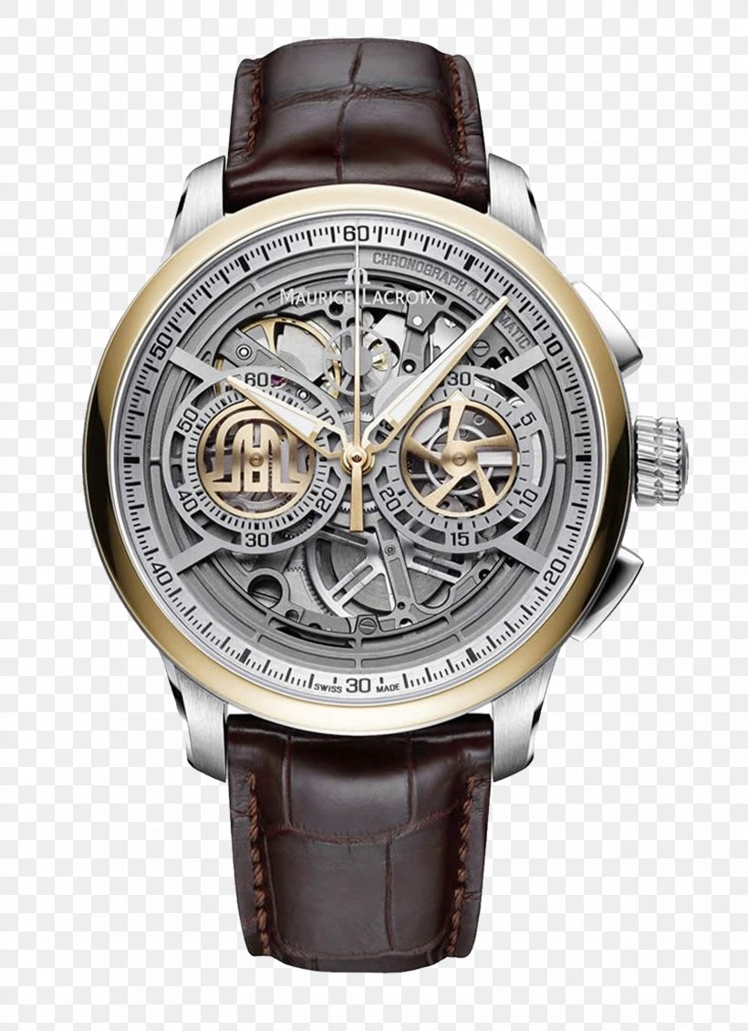 International Watch Company Maurice Lacroix Automatic Watch Chronograph, PNG, 1865x2570px, International Watch Company, Automatic Watch, Brand, Brown, Chronograph Download Free
