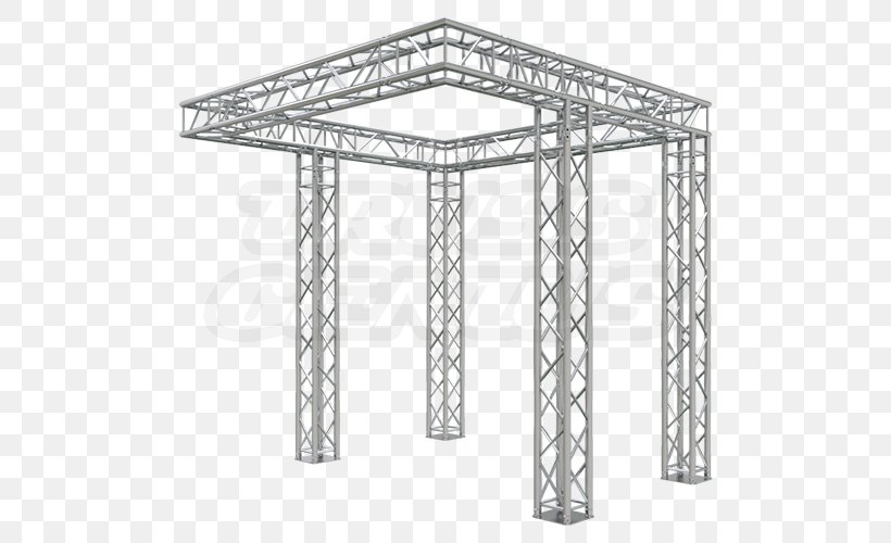 Truss Cantilever Structure Triangle, PNG, 500x500px, Truss, Aluminium, Black And White, Cantilever, Entertainment Download Free
