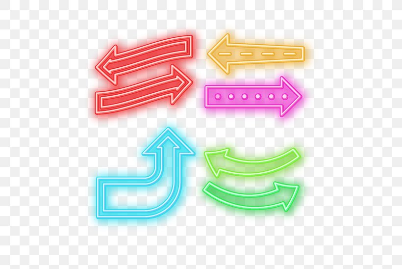 Neon Arrow Icon, PNG, 548x548px, Neon Arrow, Android, Material, Rectangle, Symbol Download Free