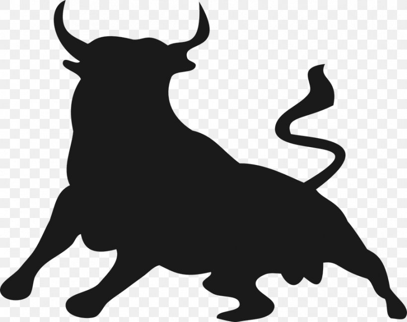 Spanish Fighting Bull Clip Art, PNG, 907x720px, Spanish Fighting Bull, Black, Black And White, Bull, Carnivoran Download Free